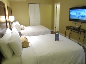 Junior Suite with Balcony, Lake View | Hypo-allergenic bedding, down comforters, individually decorated