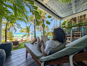 Deluxe Room with Sea View ( Asili House ) | View from room - Boutique Hotel Matlai (Michamvi)