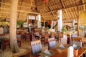 Breakfast, lunch, dinner served; international cuisine, beach views  - Boutique Hotel Matlai (Michamvi)