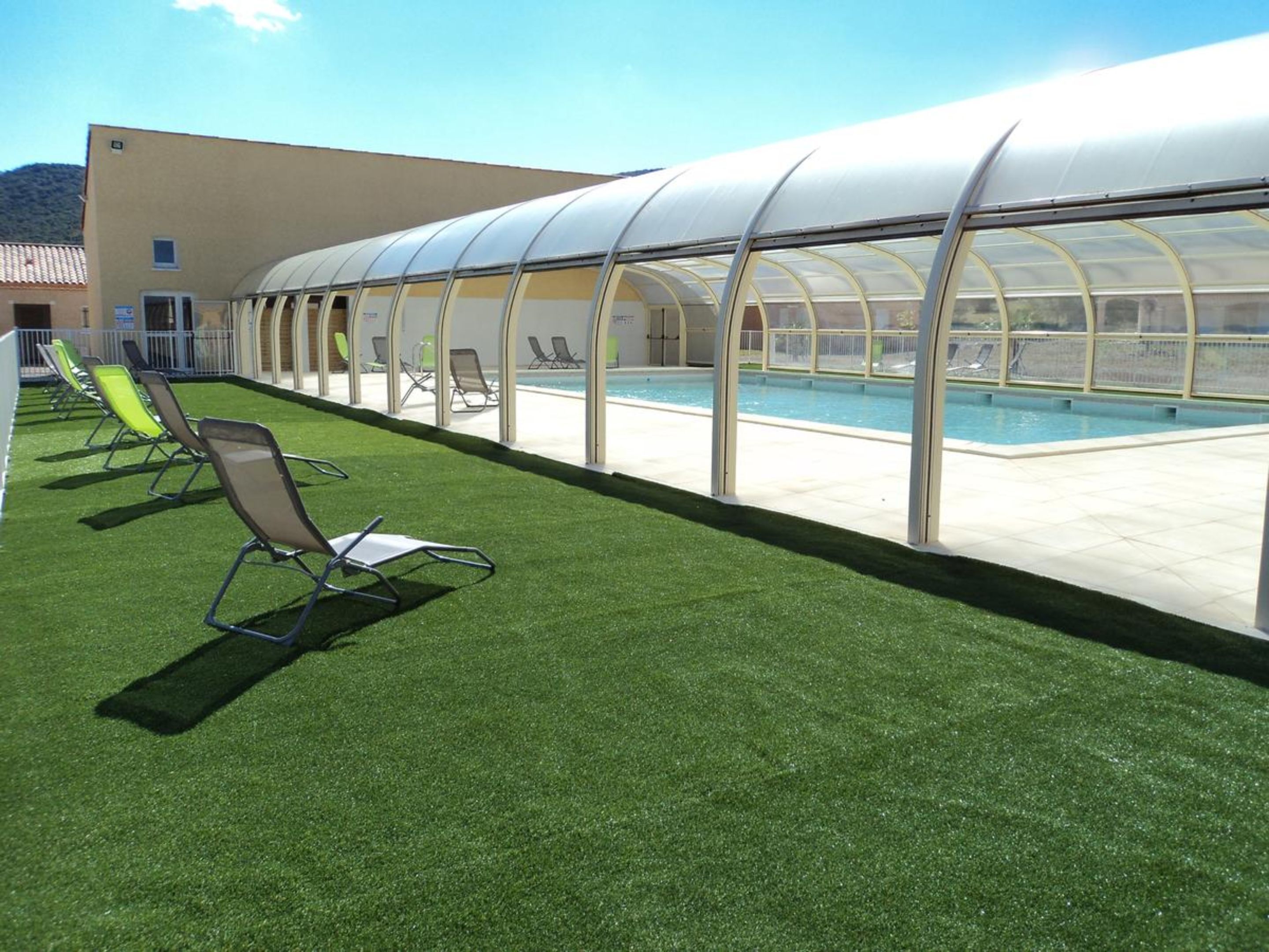 Indoor pool, outdoor pool, open 9:00 AM to 6:30 PM, free pool cabanas