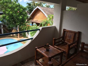 Room (Fan Room) | Balcony - Acacia Sunset Village Inn (Panglao)