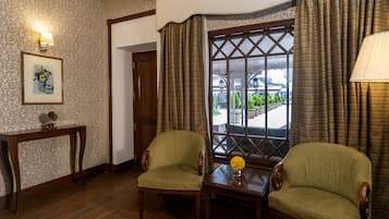 Ropa de cama de alta calidad y minibar