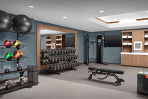 Fitness facility - Homewood Suites by Hilton Dallas Downtown, TX (Dallas)