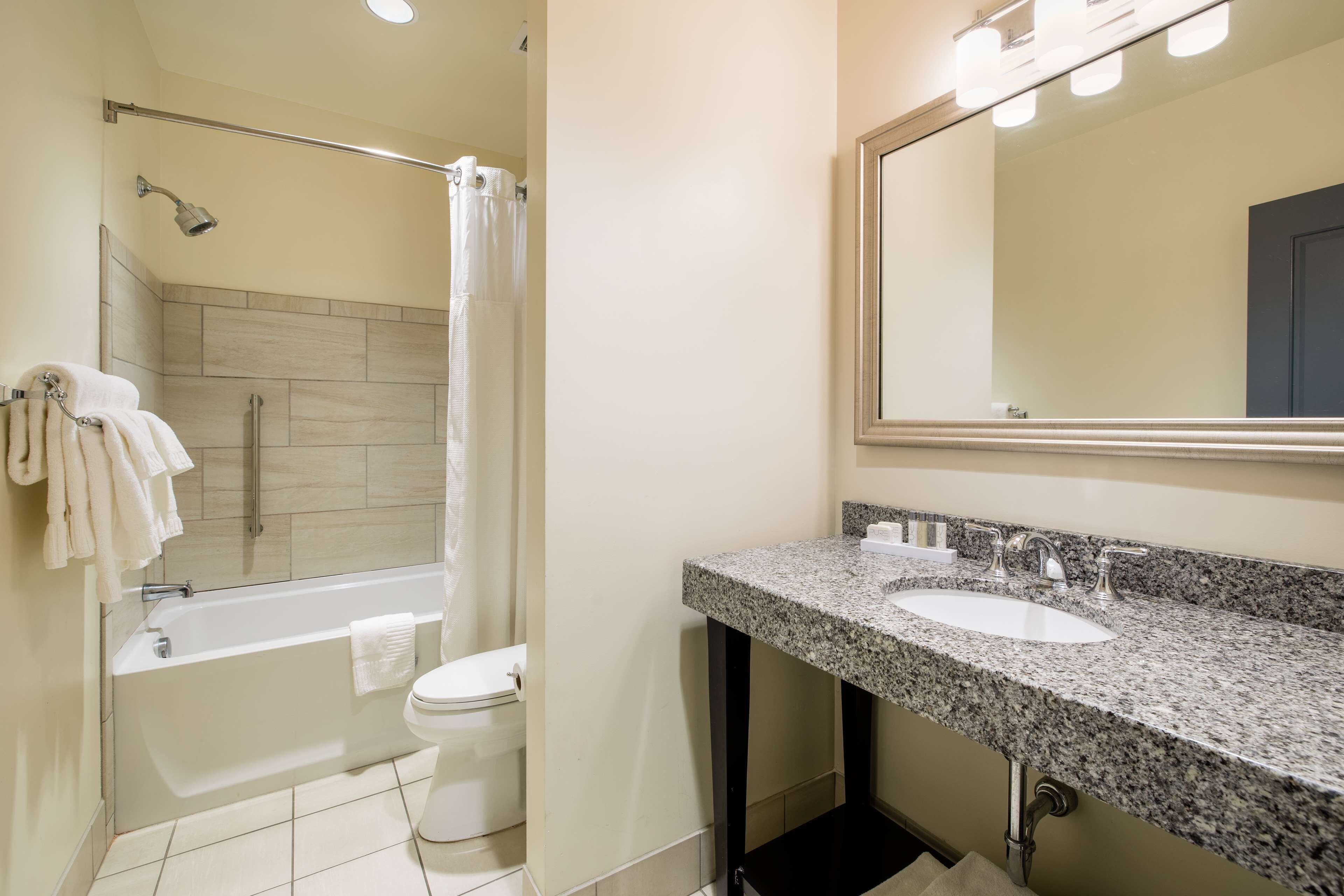 Suite, 1 Bedroom | Bathroom | Designer toiletries, hair dryer, bathrobes, towels