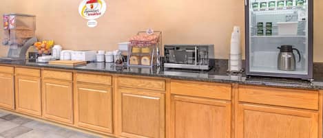 Free daily on-the-go breakfast