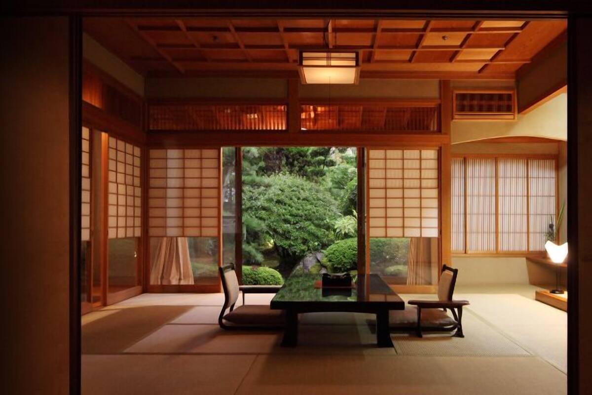 Japanese Sukiya Style Building (10 Tatami Space) | Living area | TV