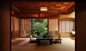 Japanese Sukiya Style Building (10 Tatami Space) | Living area | TV