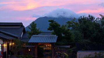 Front of property – evening/night