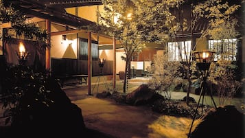 Front of property - evening/night