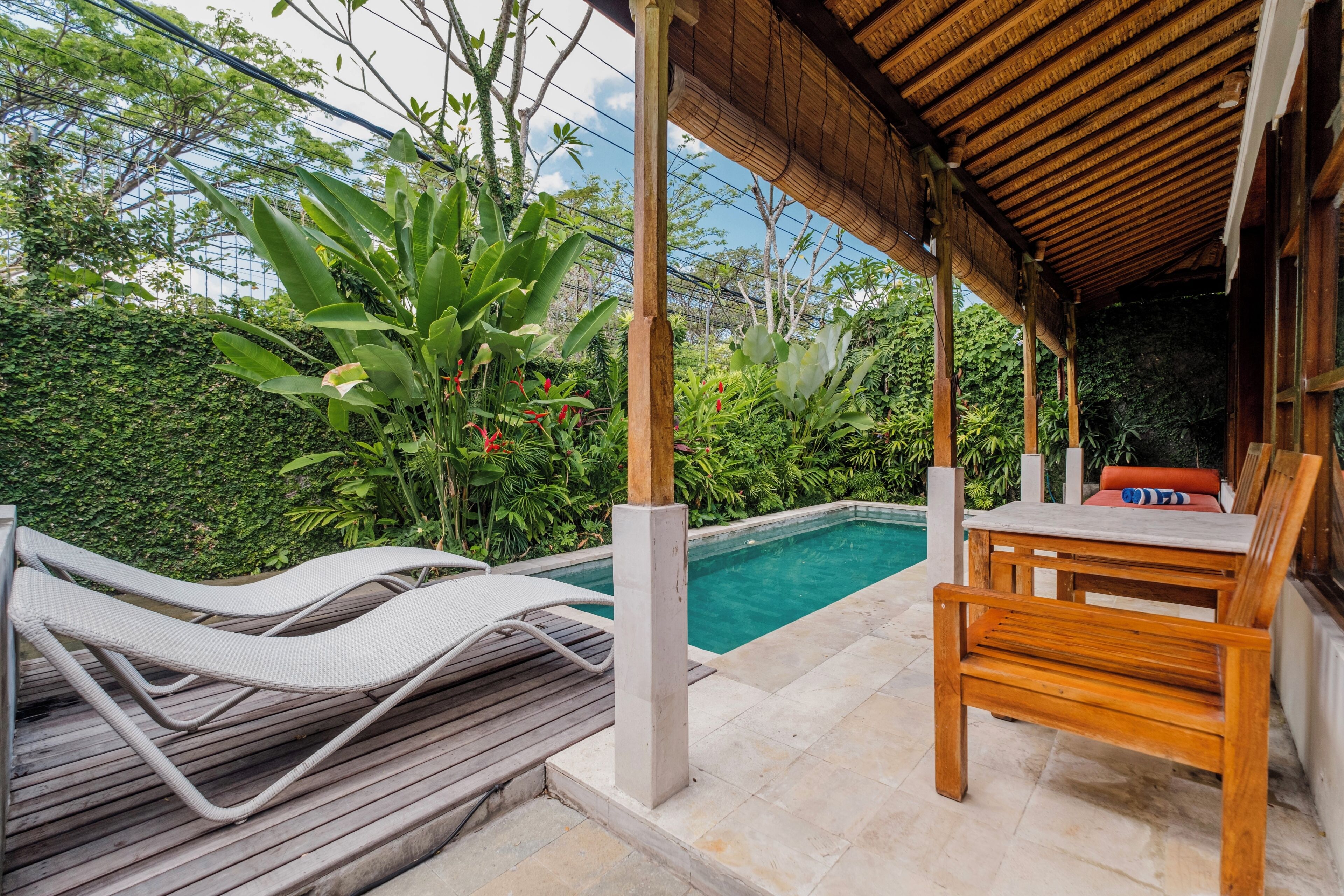 One Bedroom Villa with Private Pool | Breakfast area | Daily continental breakfast for a fee