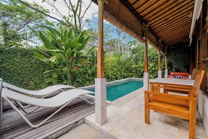 One Bedroom Villa with Private Pool | Breakfast area | Daily continental breakfast for a fee - Alam Bidadari Seminyak Villas (Seminyak)