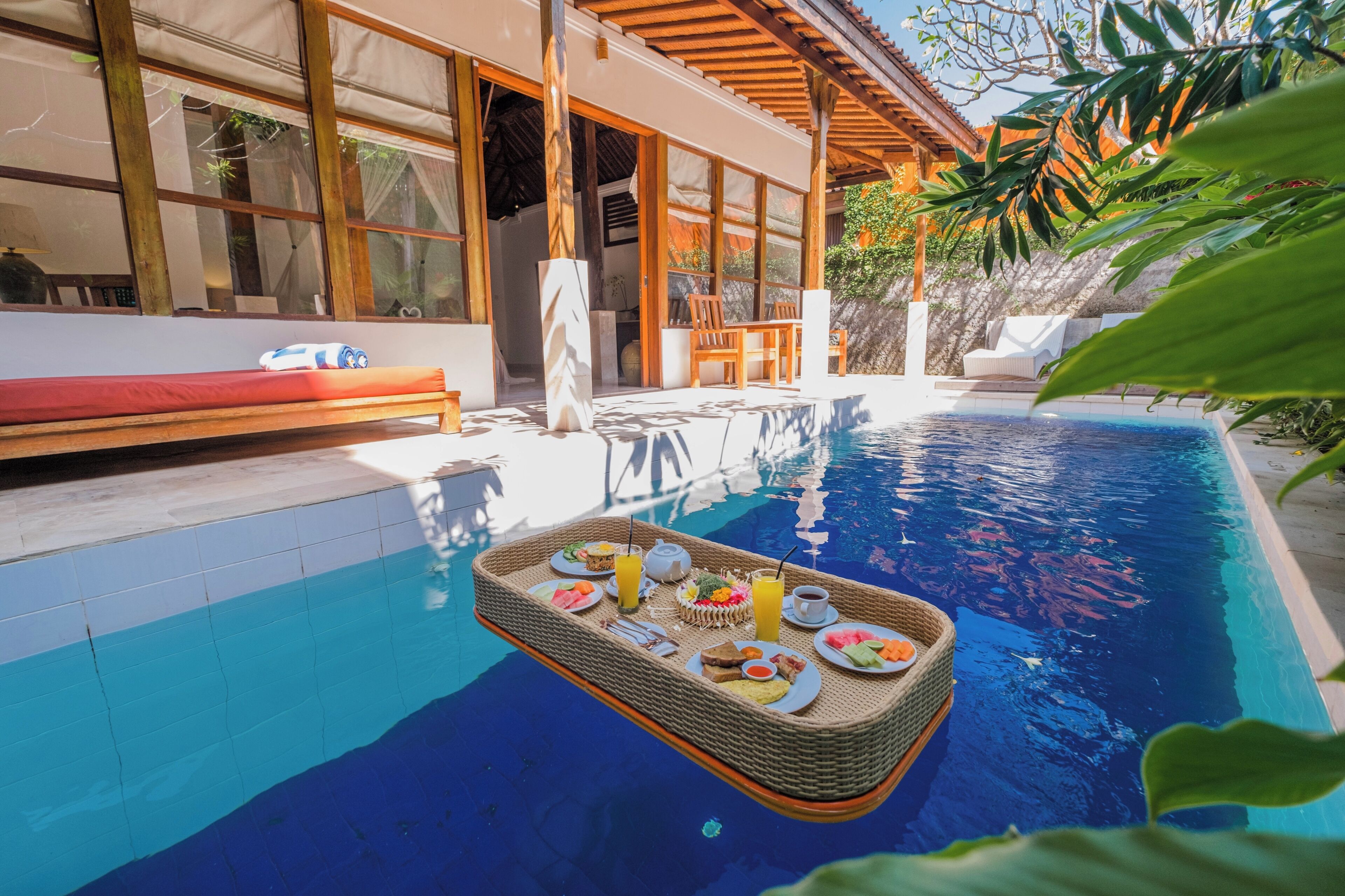 One Bedroom Villa with Private Pool | Breakfast meal