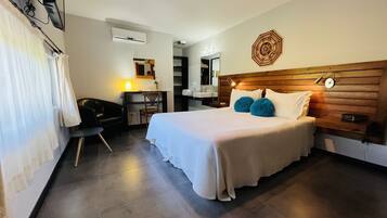 Premium bedding, down duvets, in-room safe, individually decorated