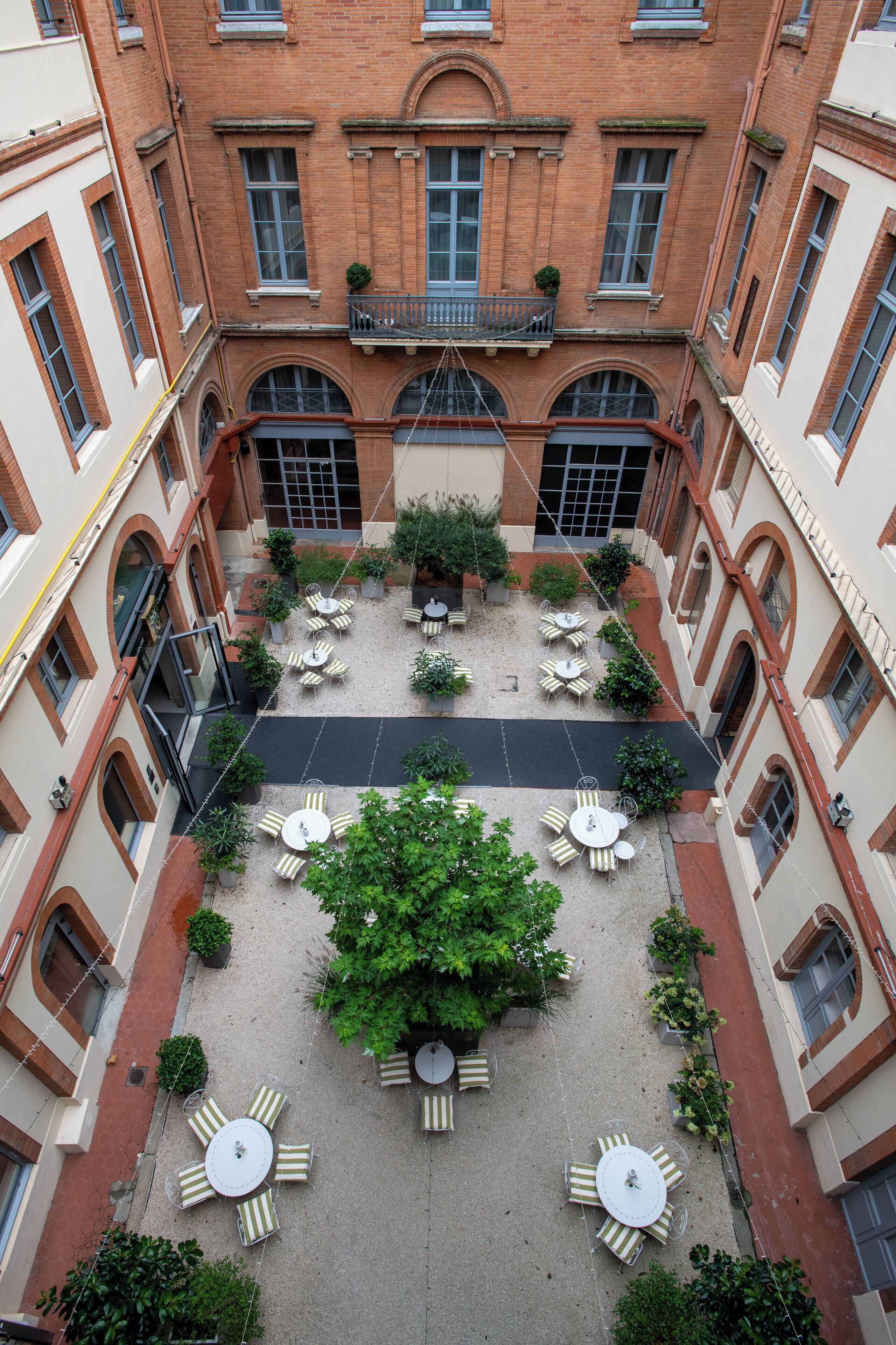 Superior tweepersoonskamer, 1 tweepersoonsbed | Uitzicht op de binnenplaats