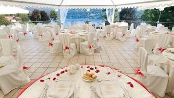 Aussenbereich für Bankette