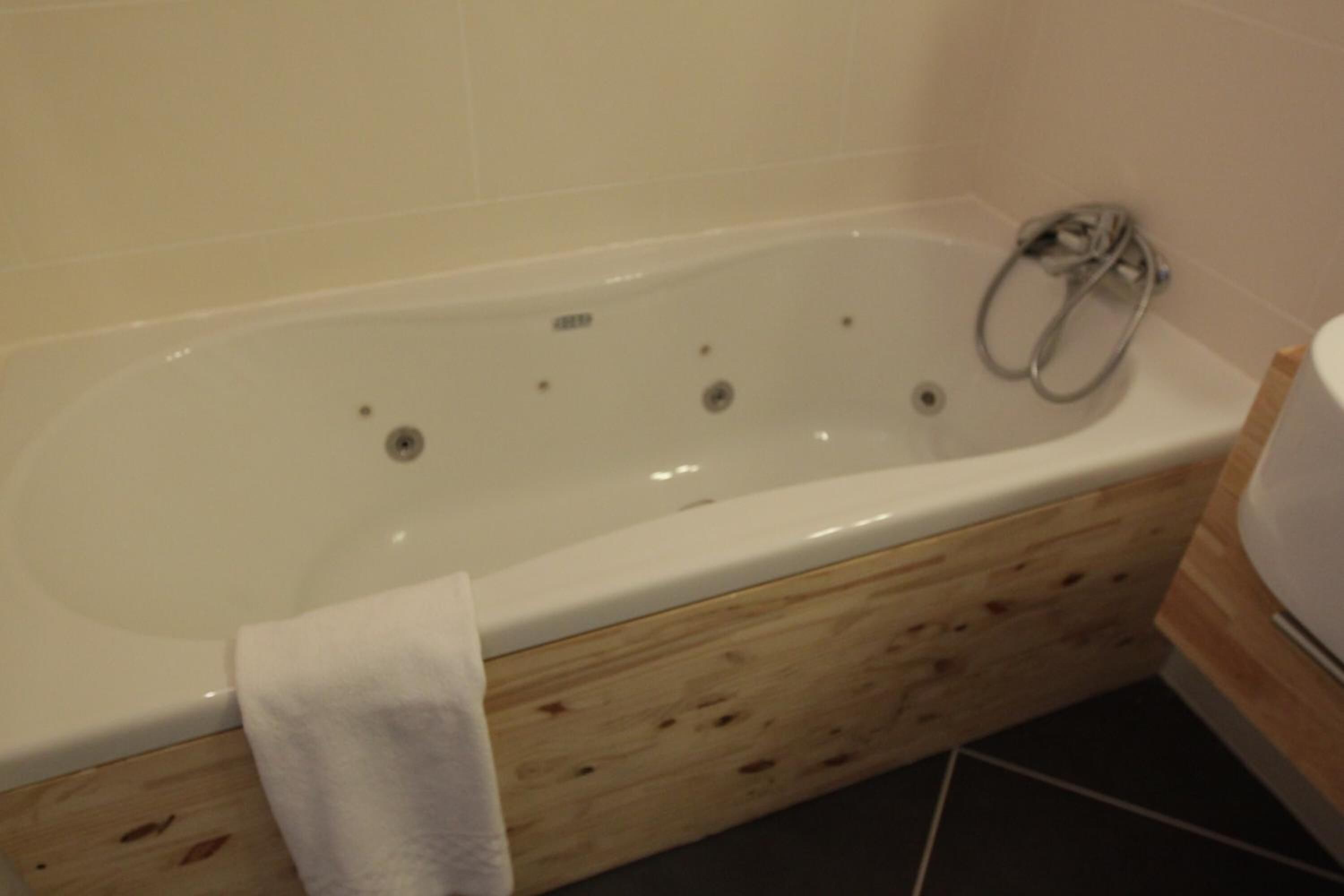 free toiletries, hair dryer, towels, soap