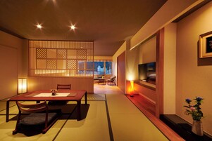 Habitación, no fumadores (Ariake, Natural hot spring) | Ropa de cama de alta calidad, caja fuerte, wifi gratis y ropa de cama