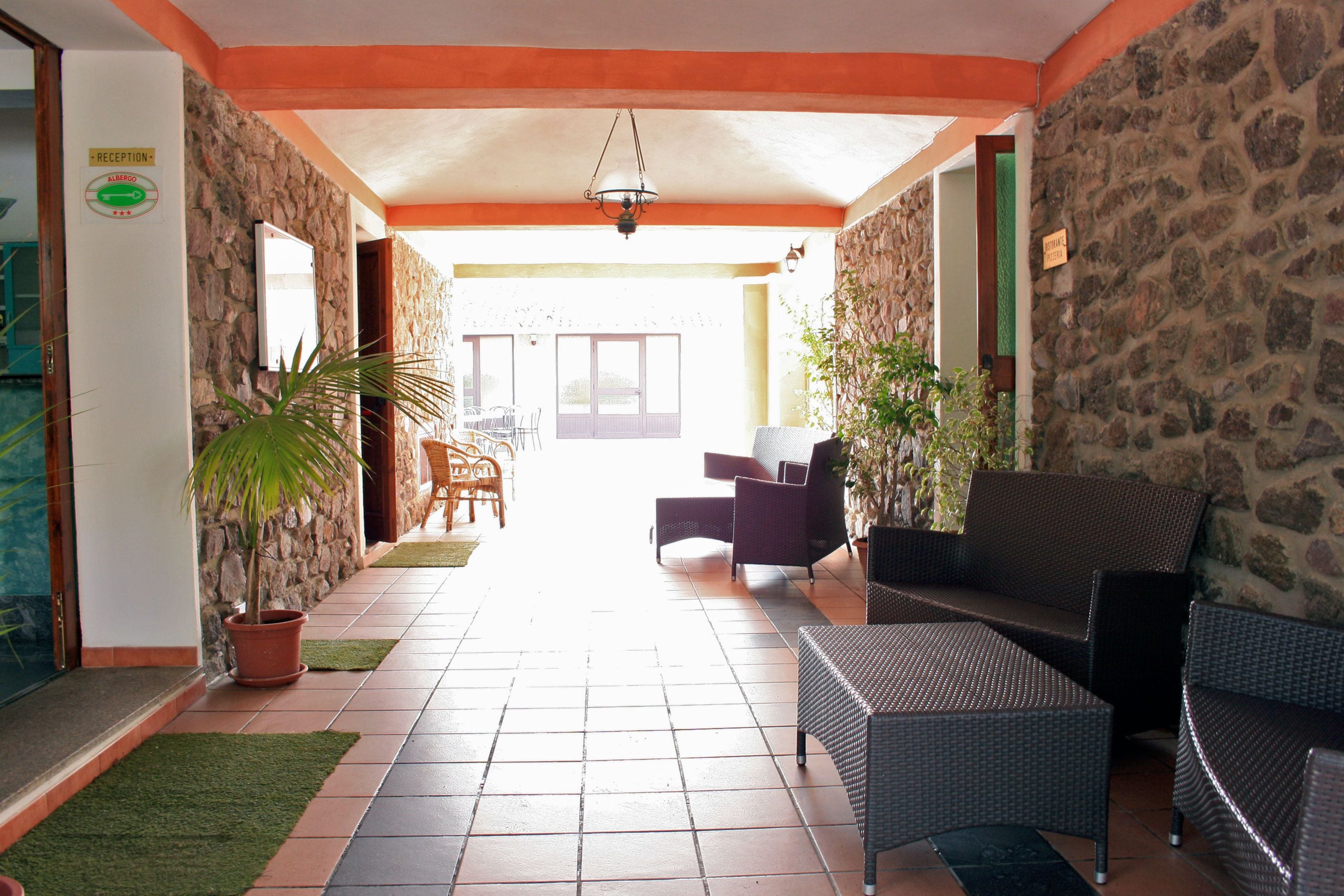 Sala de estar en el lobby