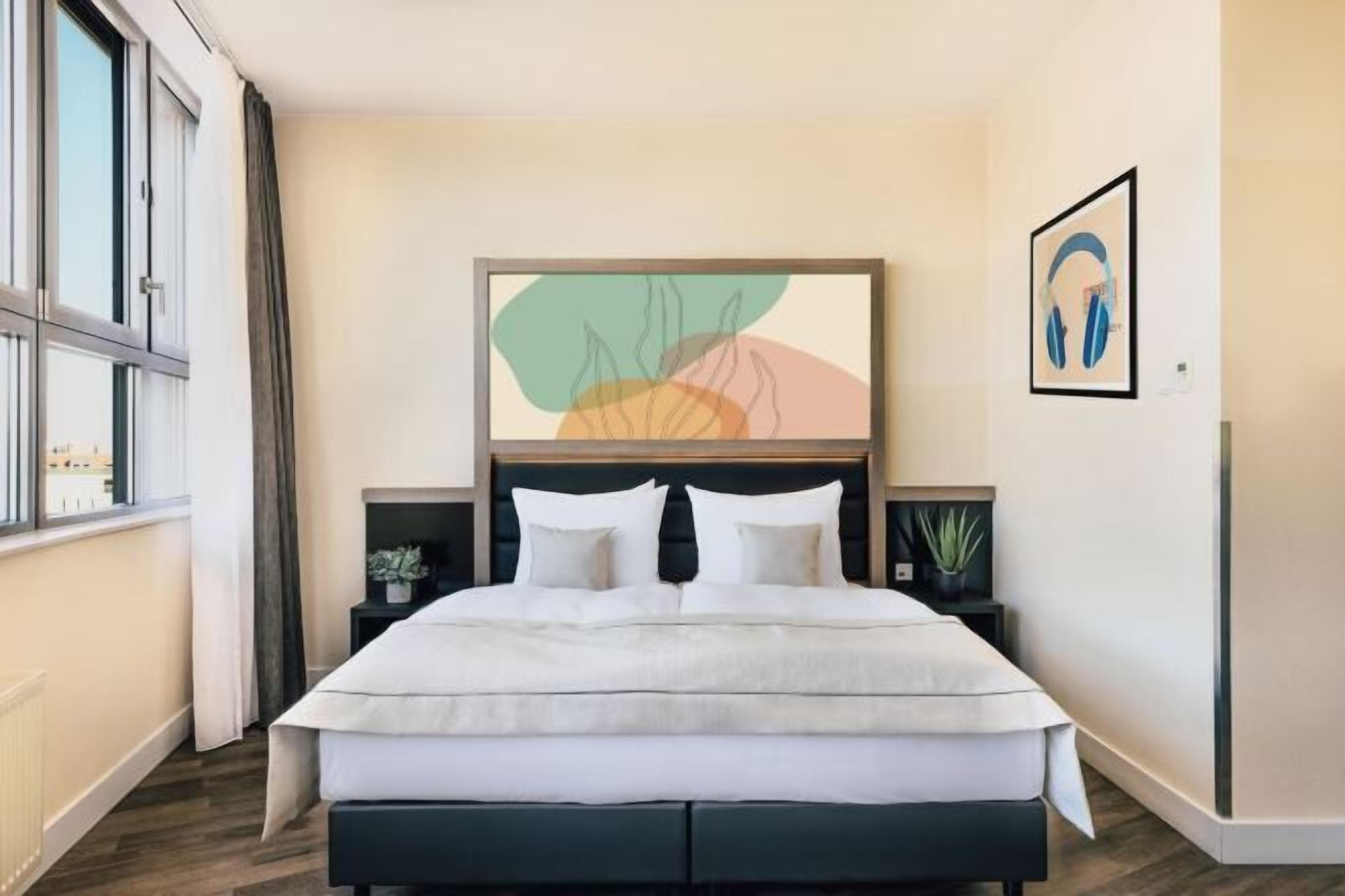 Premium bedding, pillow-top beds, in-room safe, desk