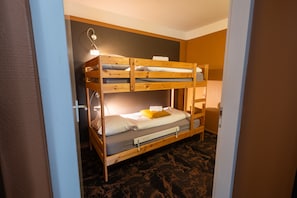 Family Double Room | 1 bedroom, desk, laptop workspace, blackout drapes
