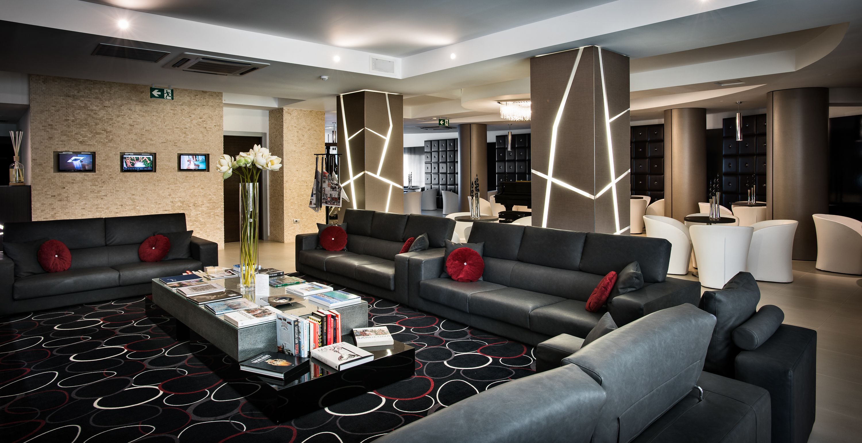 Coin salon dans le hall