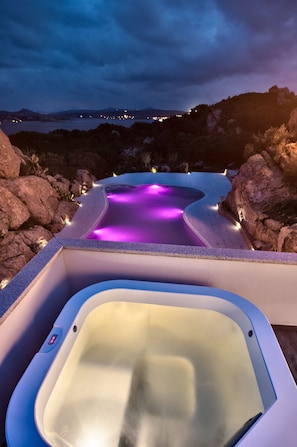 Bañera de hidromasaje privada