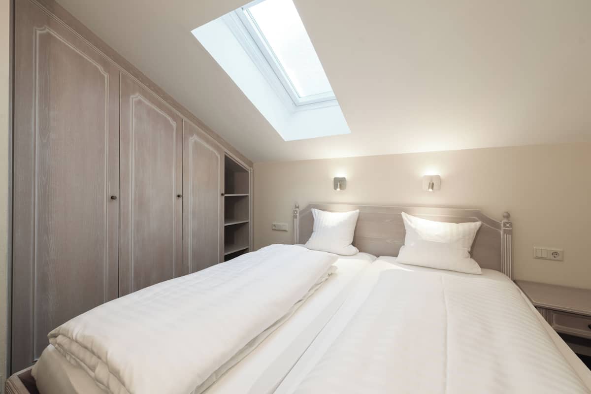 2 habitaciones y ropa de cama hipoalergénica