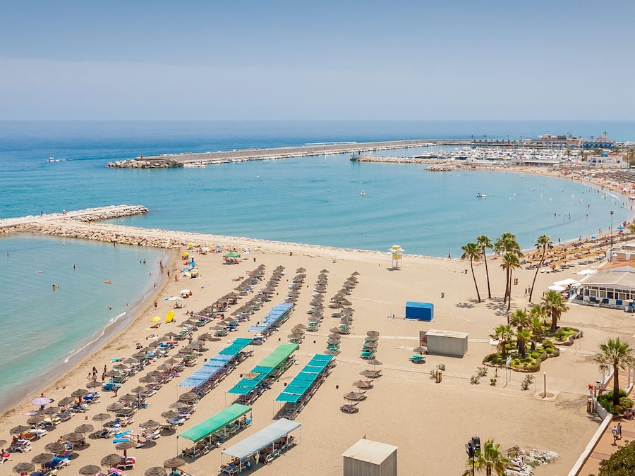 Blick von der Unterkunft