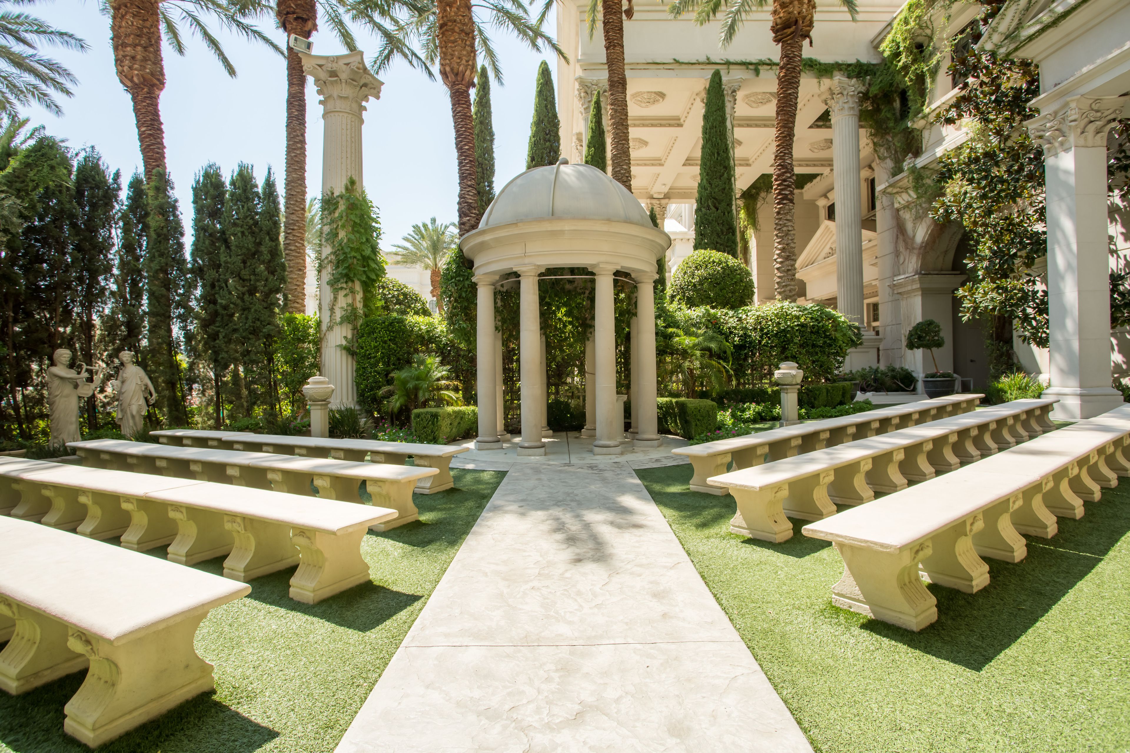 Área de bodas al aire libre