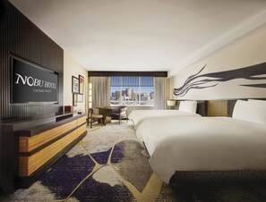 Premium bedding, pillow-top beds, minibar, in-room safe