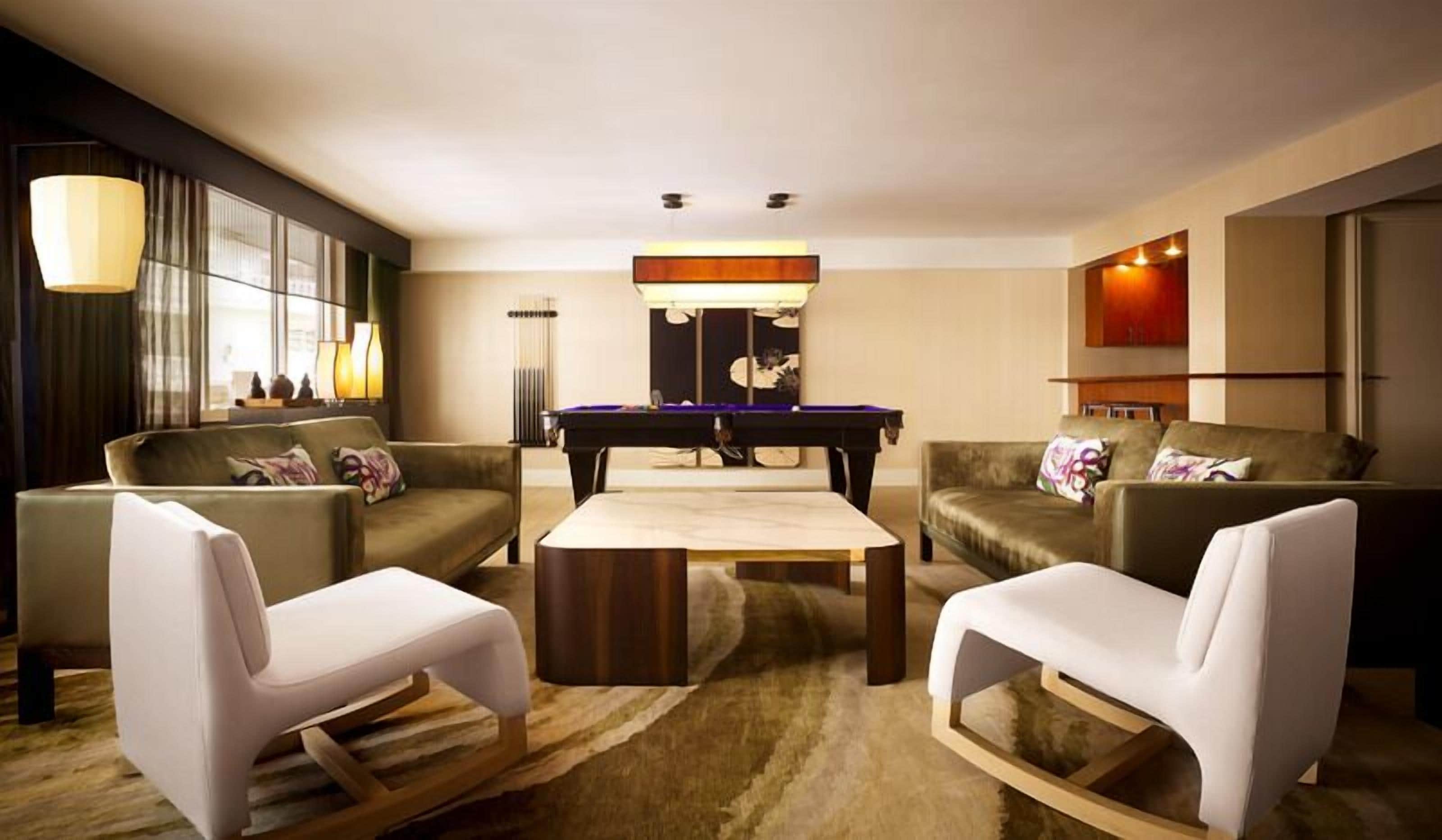 nobu sake suite | living area | 55-inch tv with cable channels, pay films