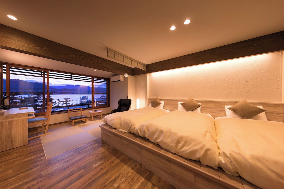 triple room (ocean style), non-smoking (36sqm) | in-room safe, desk, free wifi, bed sheets