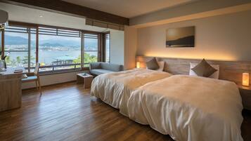 Economy-Doppelzimmer, Nichtraucher (Ocean Style) | Zimmersafe, Schreibtisch, kostenloses WLAN, Bettwäsche