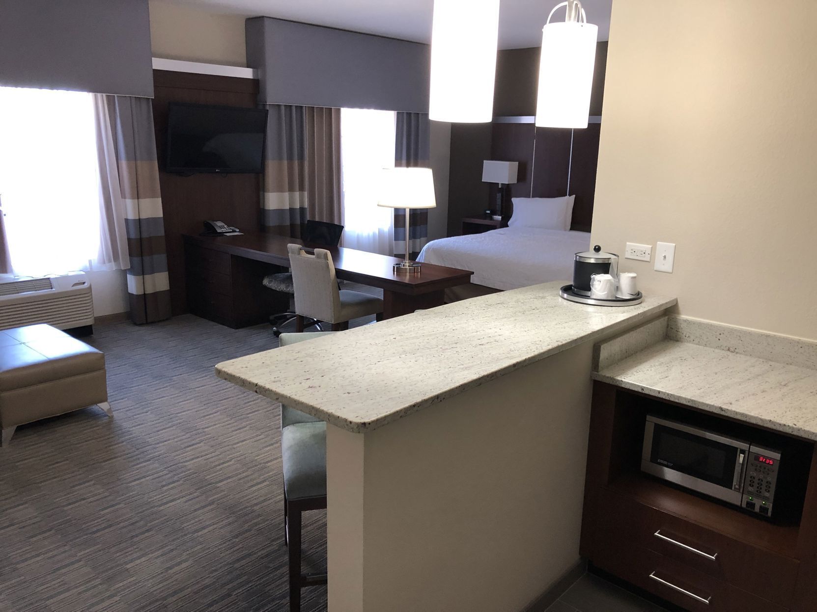 Premium bedding, in-room safe, desk, blackout curtains