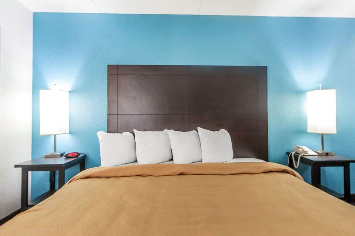Desk, iron/ironing board, free WiFi, bed sheets