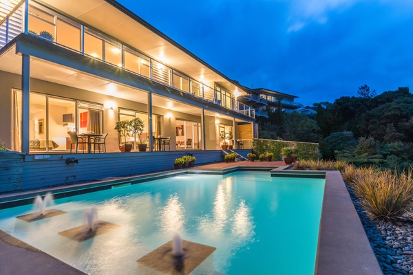 Front of property - evening/night