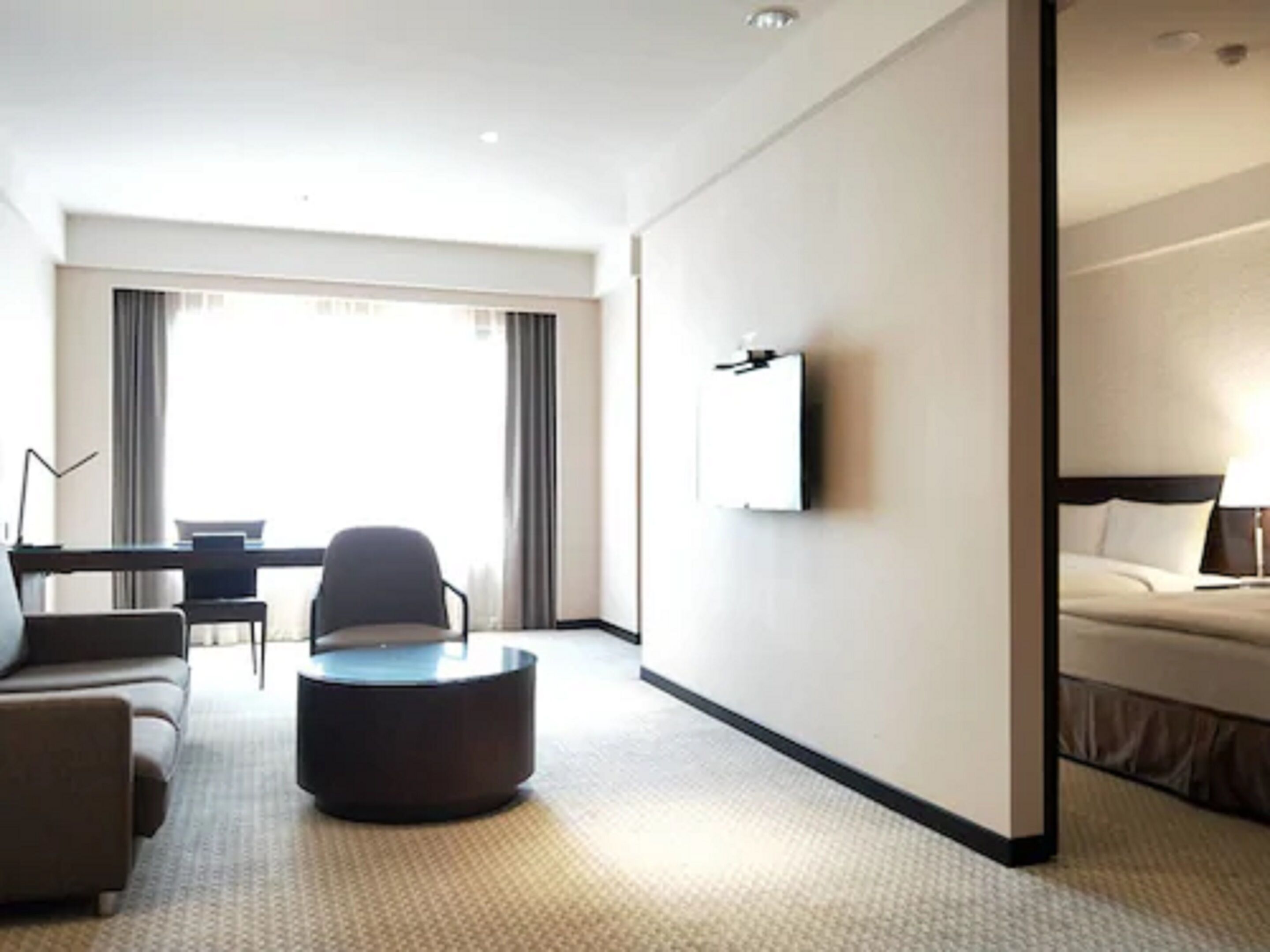 Deluxe Quadruple Room, 2 Queen Beds, Bathtub-Parking Available | Minibar, in-room safe, desk, blackout drapes