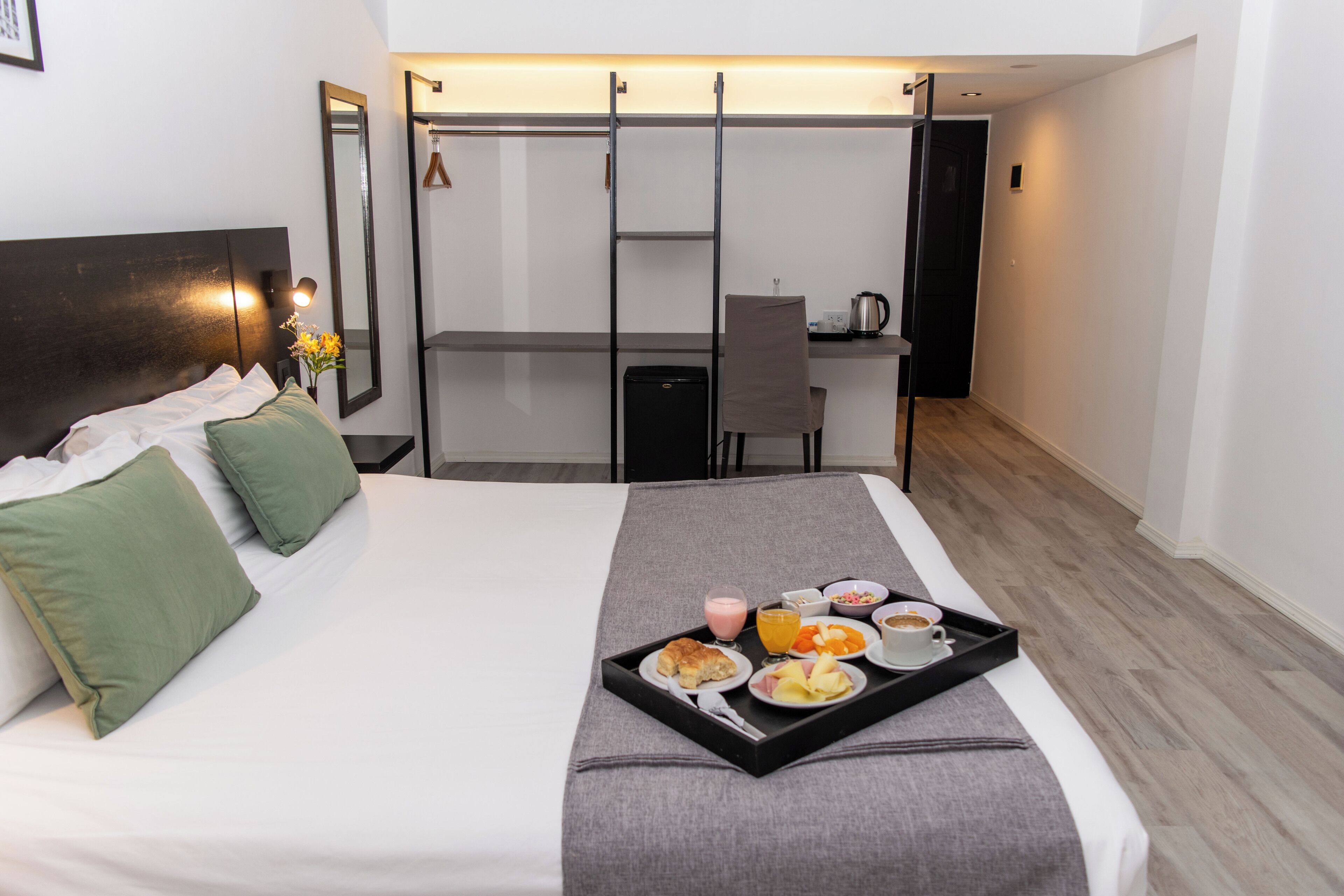 Lakens van Egyptisch katoen, luxe beddengoed, donsdekens