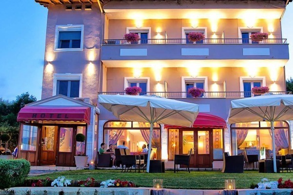 Front of property - evening/night