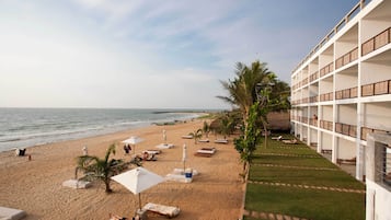 Vue sur la plage/lâocĂ©an