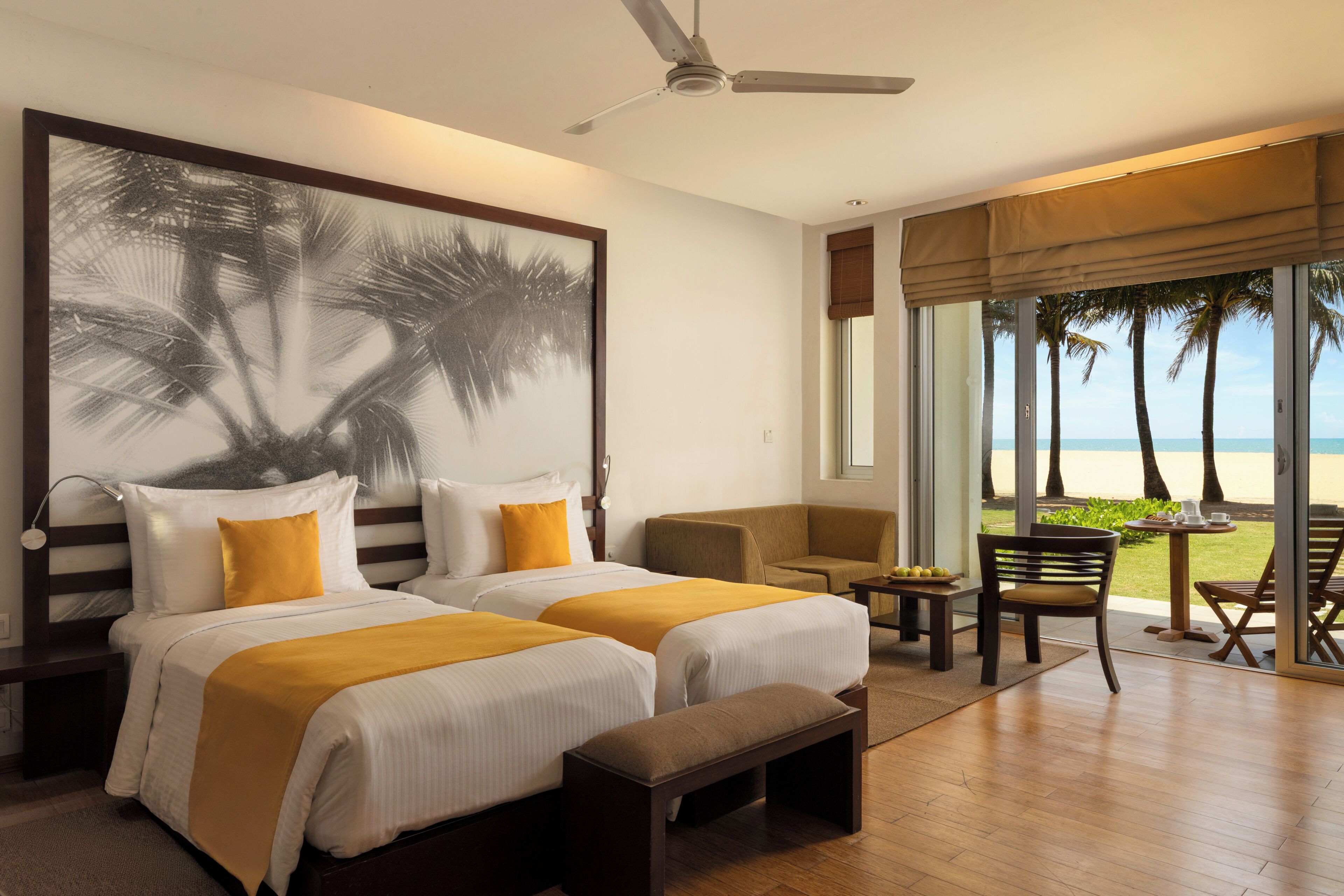 Chambre Deluxe avec lits jumeaux, vue mer