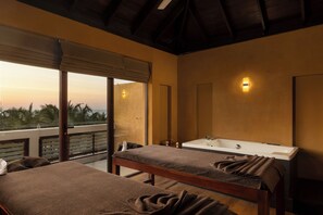 Couples treatment room(s), steam room, body treatments, aromatherapy