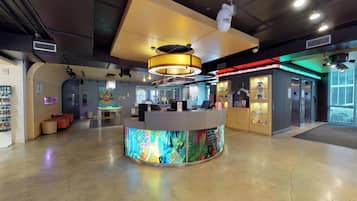 Mostrador para check-in y check-out