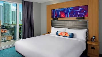 In-room safe, desk, blackout curtains, iron/ironing board