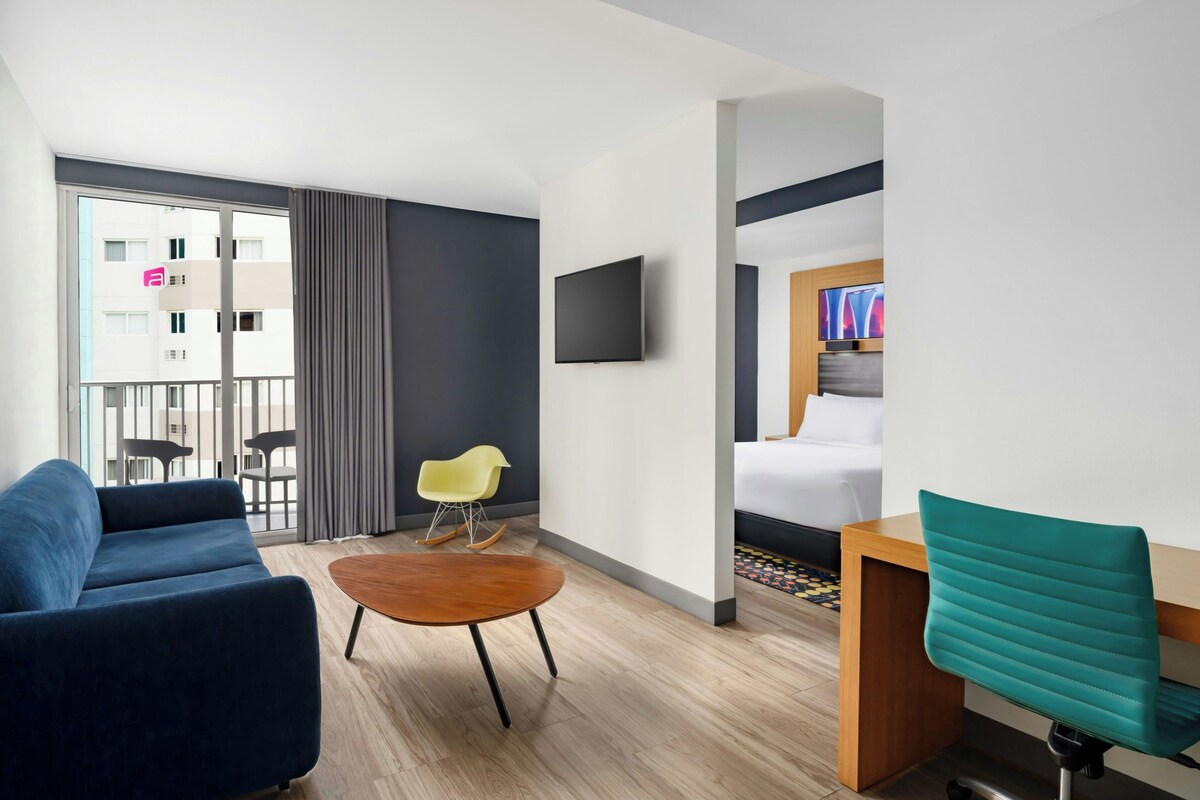 In-room safe, desk, blackout curtains, iron/ironing board