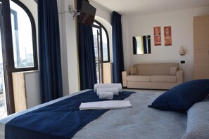 Premium bedding, memory-foam beds, minibar, in-room safe