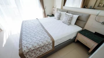 Minibar, coffres-forts dans les chambres, lits bébé (gratuits)