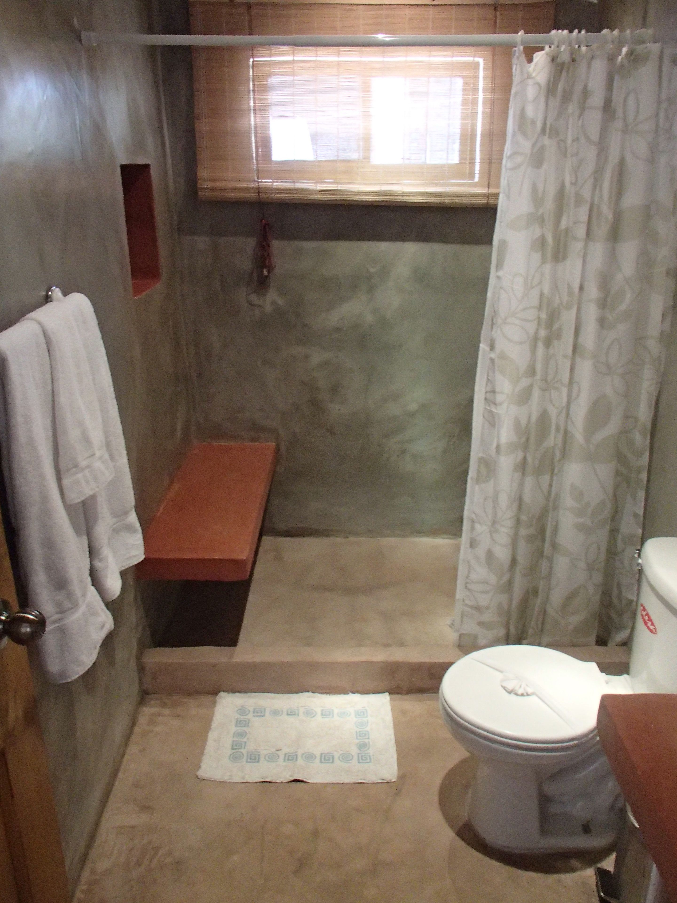 shower, free toiletries, towels