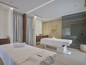 Phòng trị liệu đôi, phòng tắm hơi, bồn tắm thủy lực, phòng xông hơi 
