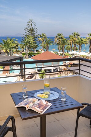 Uitzicht vanaf balkon